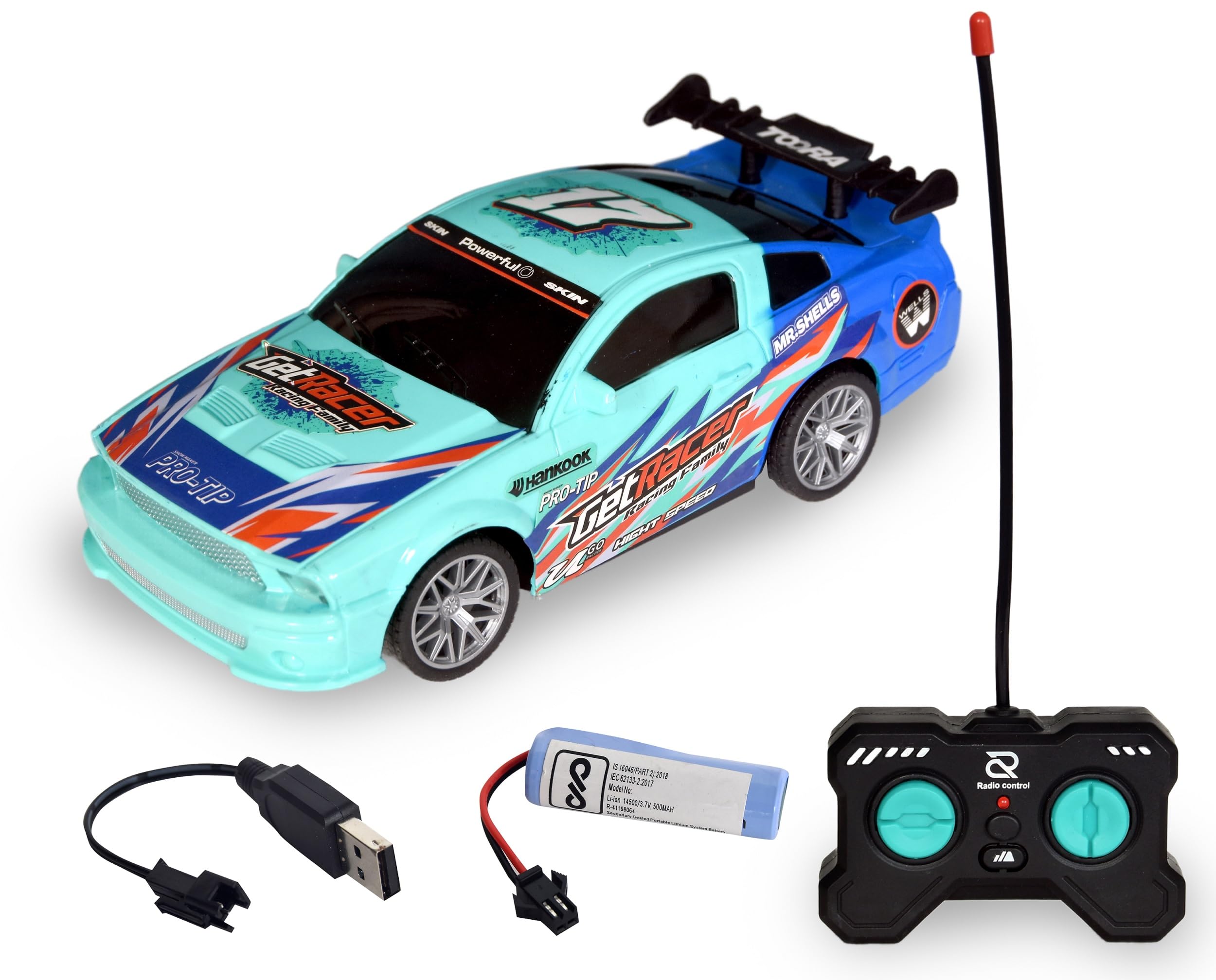 PRIME DEALS Remote Controlled Sports Car (Blue)