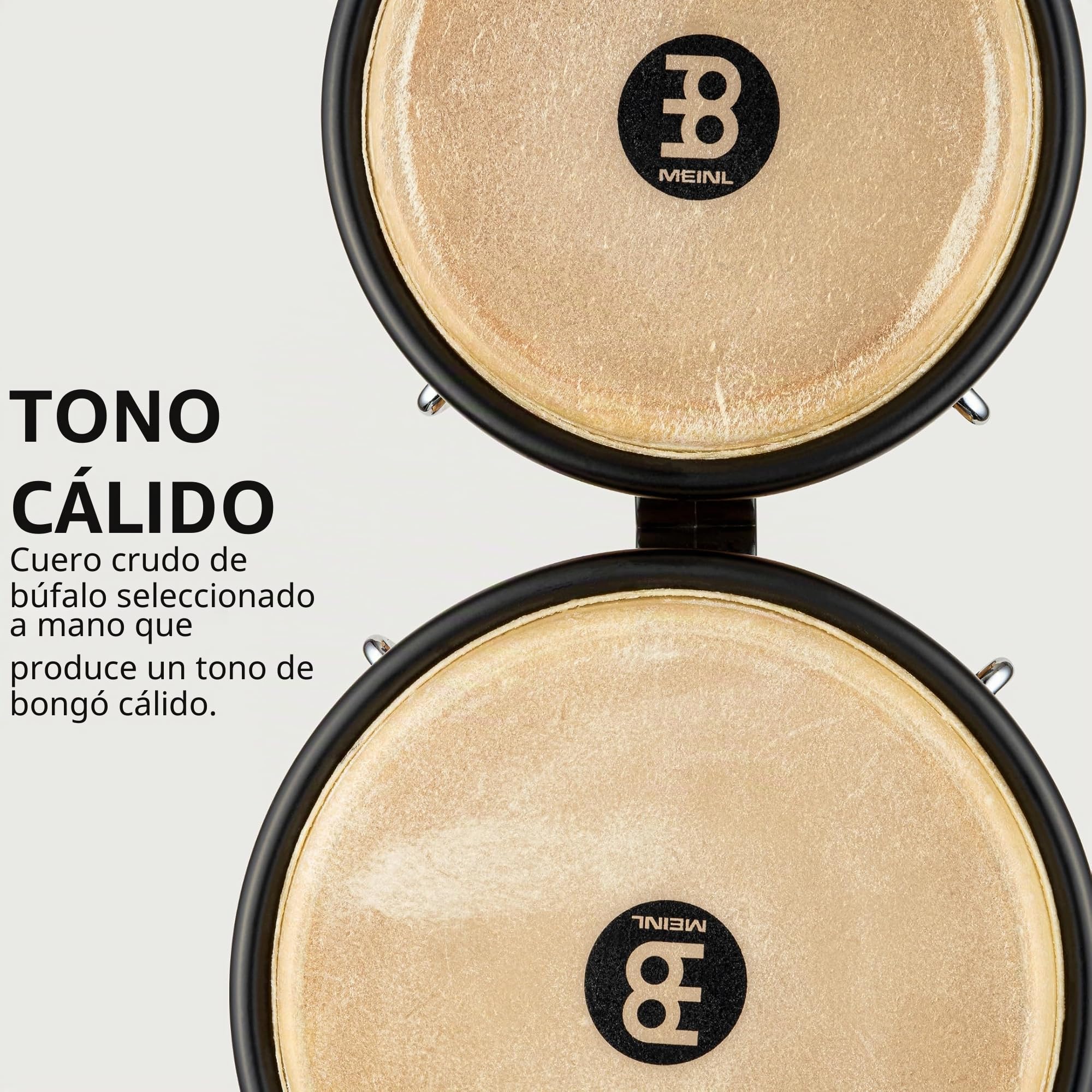 Meinl Percussion FWB190NT Series Free Ride Marathon juego de Bongo de madera
