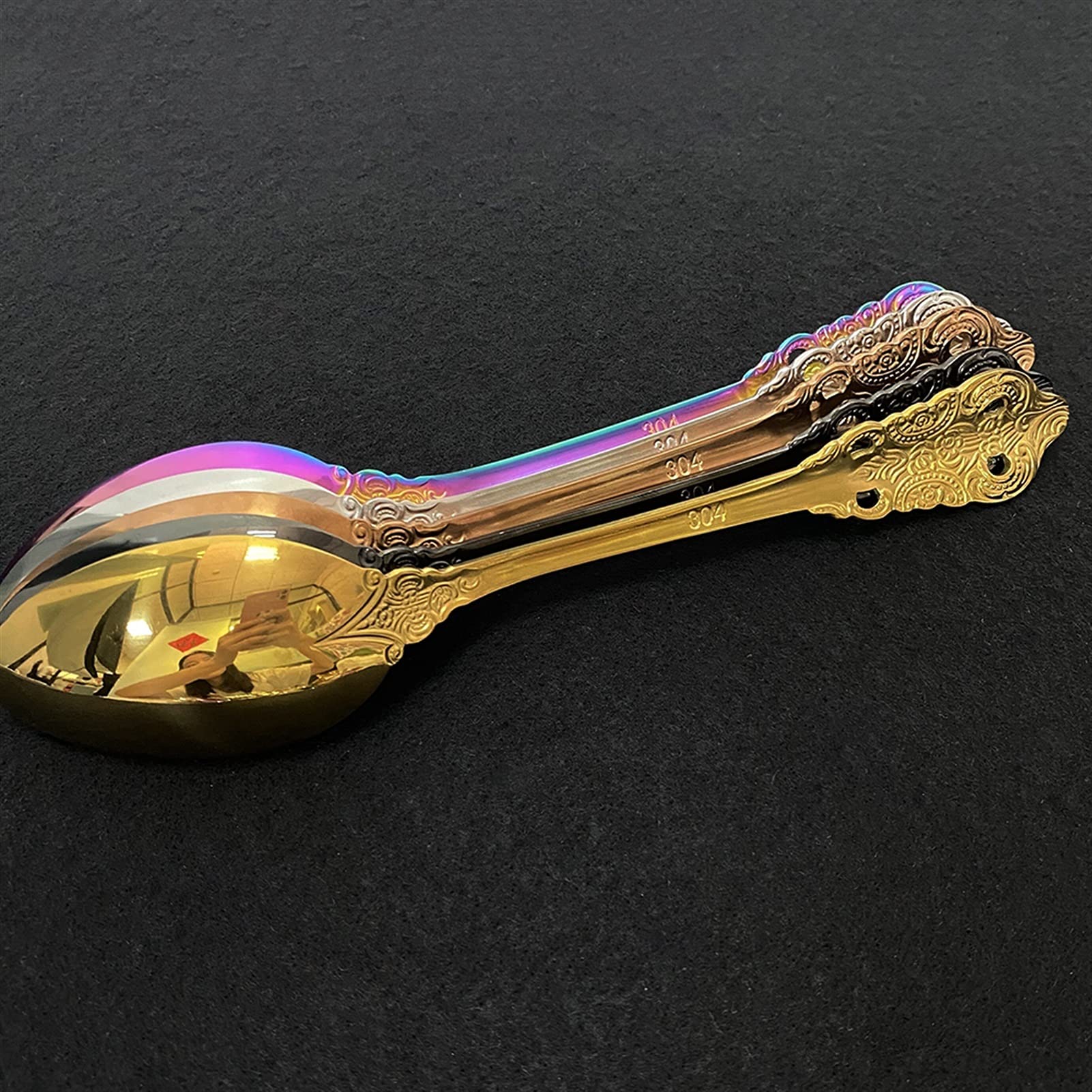 Set di stoviglie in Acciaio Inossidabile 304, 4 Pezzi, Posate, Coltello, forchetta, Cucchiaio, Set di Posate di Lusso per la casa, Eccezionale