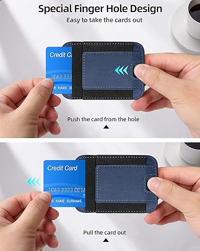 Miniatura 38 de ExtreLife Magsafe Wallet, cartera magnética más fuerte para iPhone 17/16/15/14/13/12, para tarjetero Magsafe con 2 ranuras para tarjetas, bloqueo