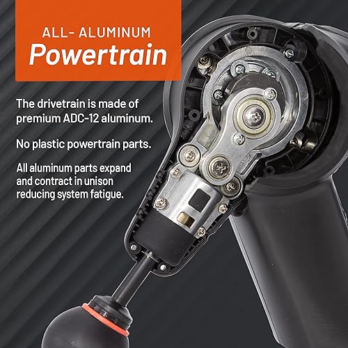 Miniatura 3 de Wellbody 3  Pistola de masaje térmica  Dispositivo de masaje de tejido profundo  Tecnología Heatball  Portátil silencioso de mano  Herramienta de