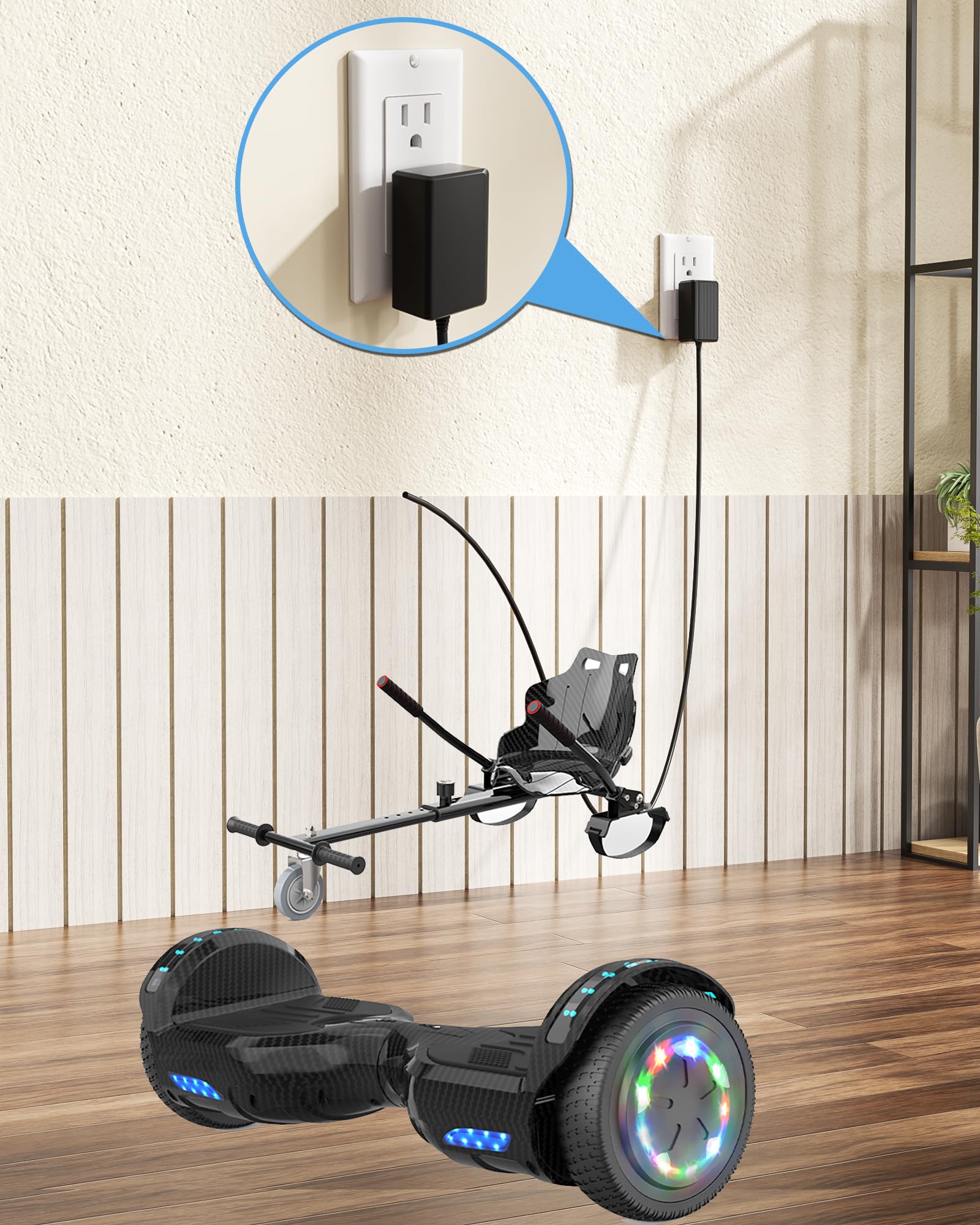 29.4V Replacement for EVERCROSS XP9 Charger, in-LINE Connector, Fast Charging