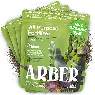 All-Purpose Granular Fertilizer – 4 Pack, 4 lb Total | Organic-Based Plant Food for Vegetables, Flowers, Shrubs & Lawn | Slow-Release Nutrients Boost Growth, Root Strength & Soil Health for Gardening