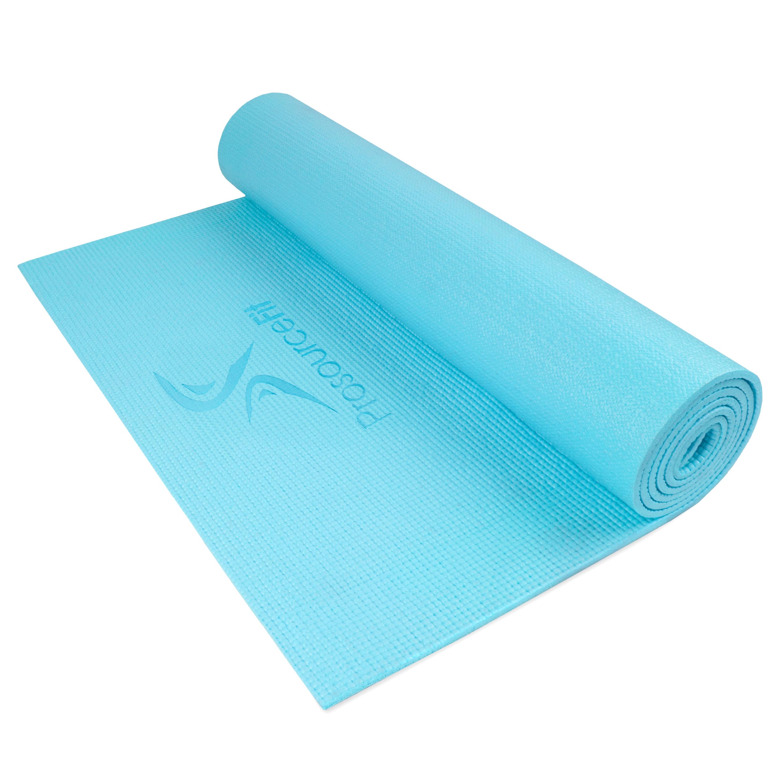 ProsourceFit Original Yoga Exercise Mat ¼” (6mm) Thick for Comfort and Stabil...