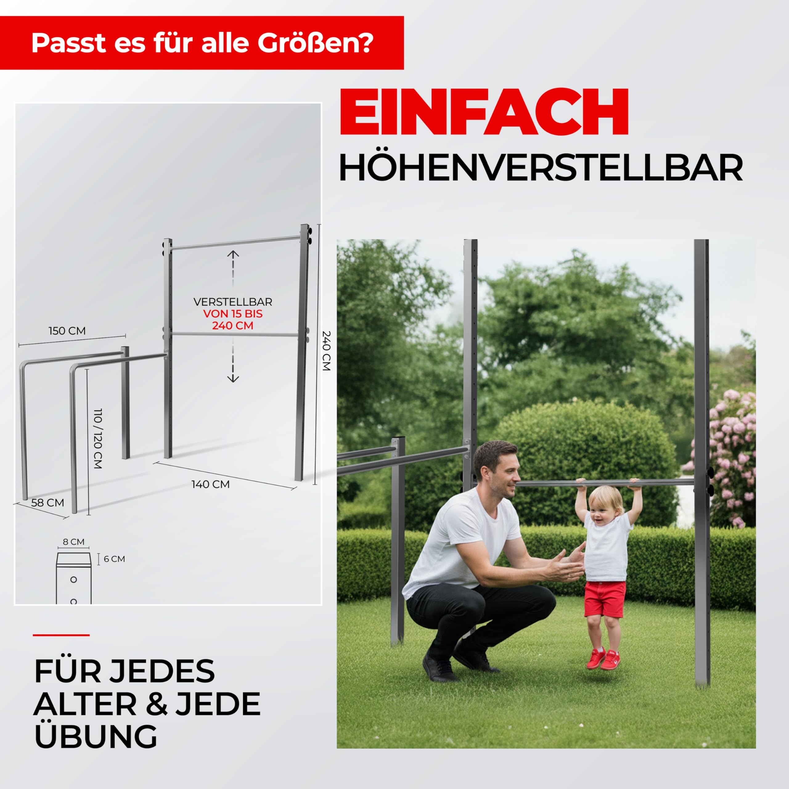 Dip Bars Dip Stand Station met verstelbare hoogte, 200 kg Fitness Workout Dip Bar Station, Stabilisator, Parallette Push-Up Stand, Parallelle staven Krachttraining in de thuisgym | NL Dip Bars Dip Stand Station met verstelbare hoogte, 200 kg Fitness Workout Dip Bar Station, Stabilisator, Parallette Push-Up Stand, Parallelle staven Krachttraining in de thuisgym | NL