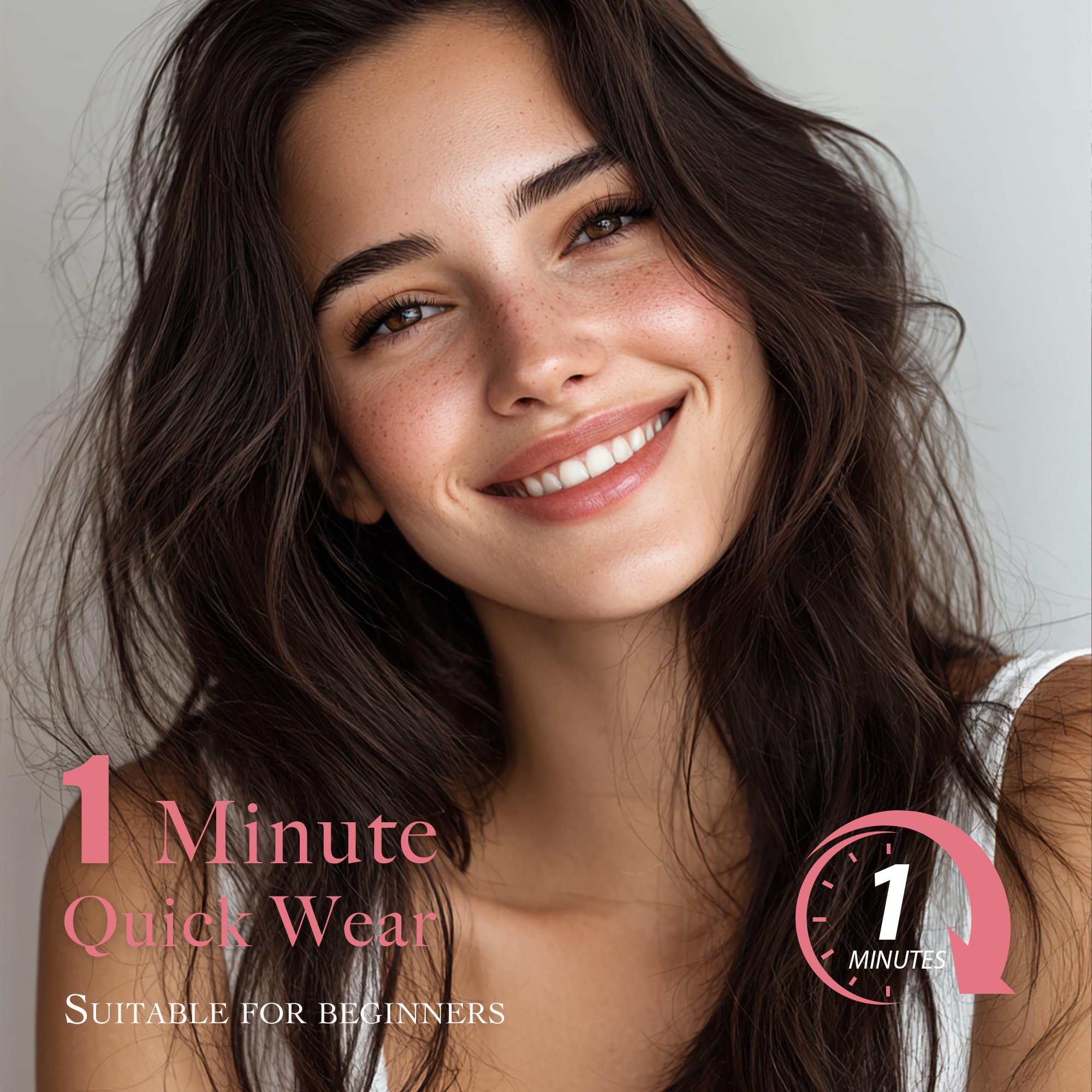 JoMay Self Adhesive Eyelashes No Lash Glue Needed Reusable Up to 5x Natural Strip Lashes 3D Super Fluffy False Eyelashes Easy to Apply & Remove Full Bouncy Volume & Curl 3 Pairs(Butterfly Dance)