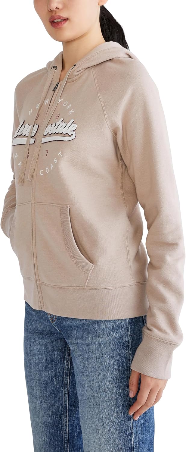 AEROPOSTALE Women's Aero Logo Full Zip Hoodie- Circle/Scripts - Image 3