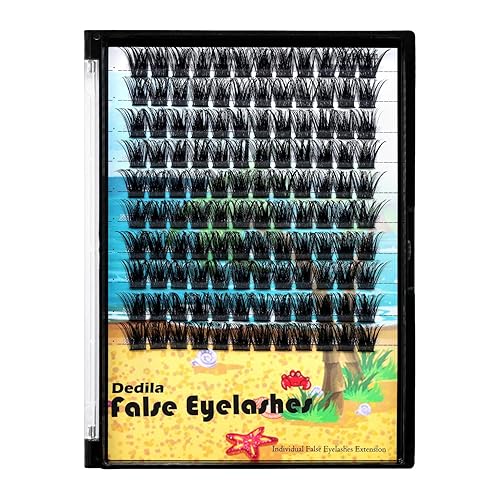 Miniatura 2 de 120 pestañas postizas individuales disponibles de 0.314 a 0.78 pulgadas, hechas a mano, rizo D, tallo ancho, aspecto dramático, volumen de pestañas,