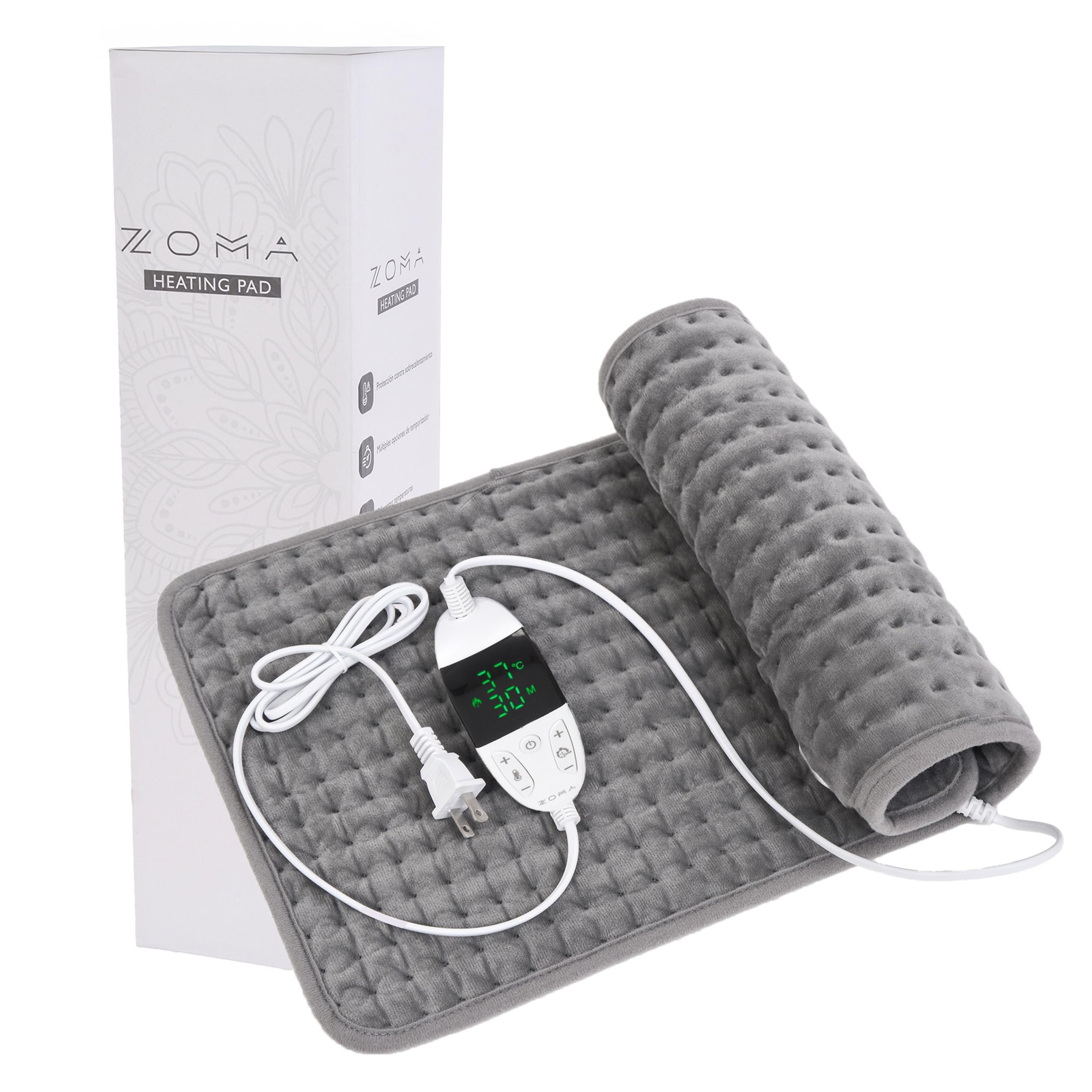 ZOMA | Compresa Caliente Manta Térmica Eléctrica 60x30 cm Cobija Lavable