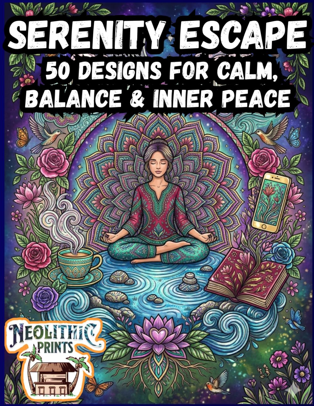 Serenity Escape: 50 Designs for Calm, Balance & Inner Peace