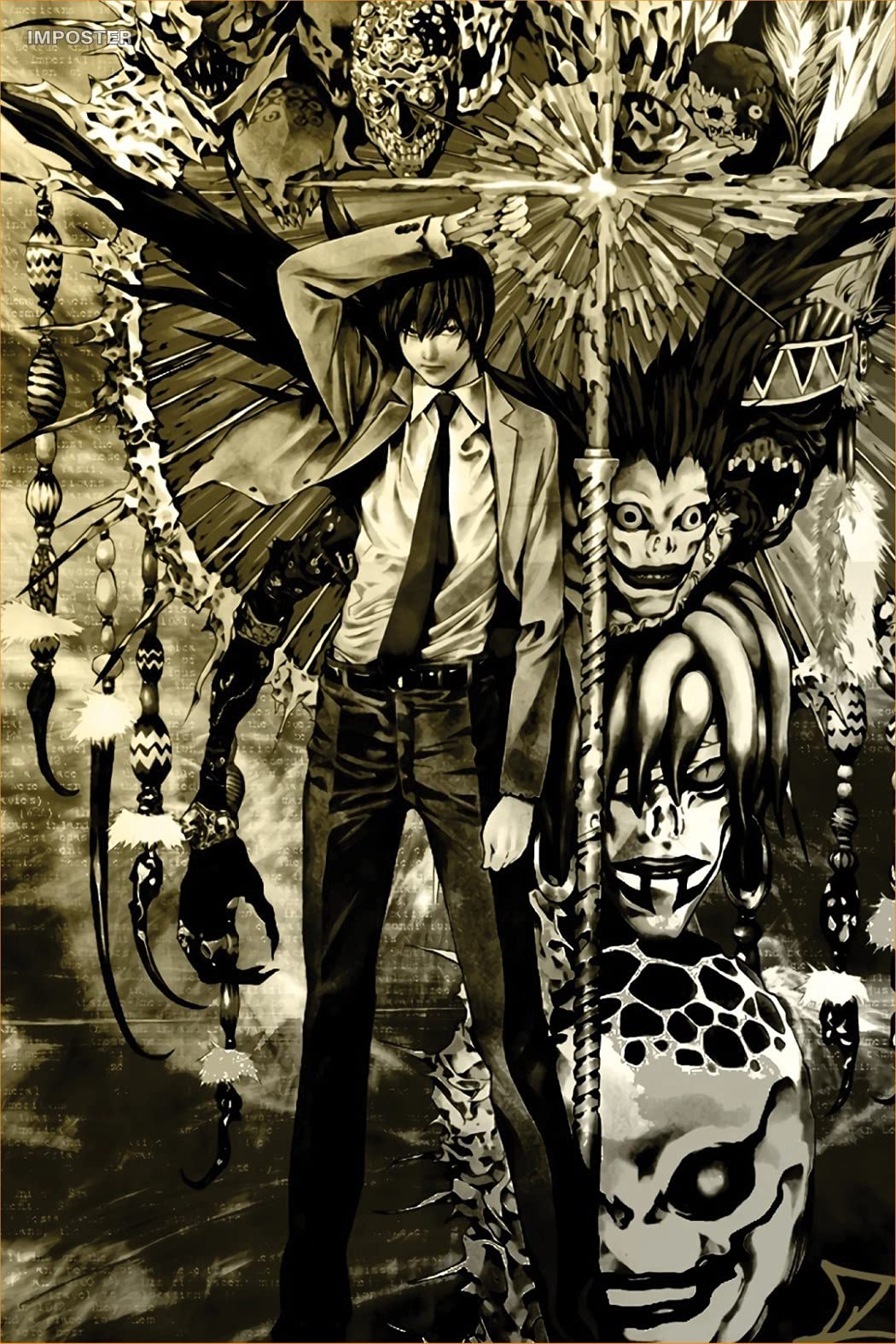 Desktop Wallpaper Death Note Wallpaper Laptop Imposter Death Note