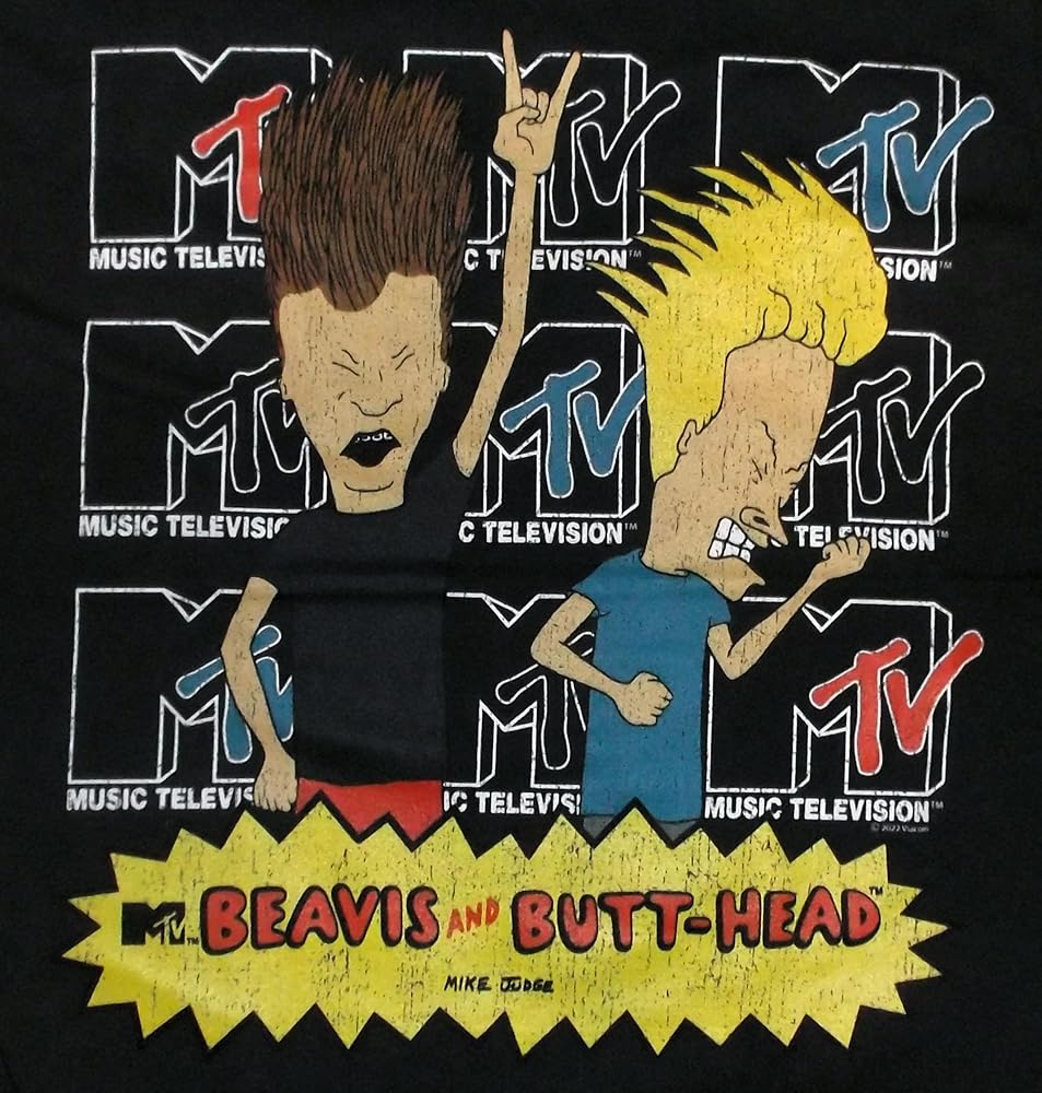 Amazon | [マンブルズ] ビーバス アンド バットヘッド Tシャツ BEAVIS