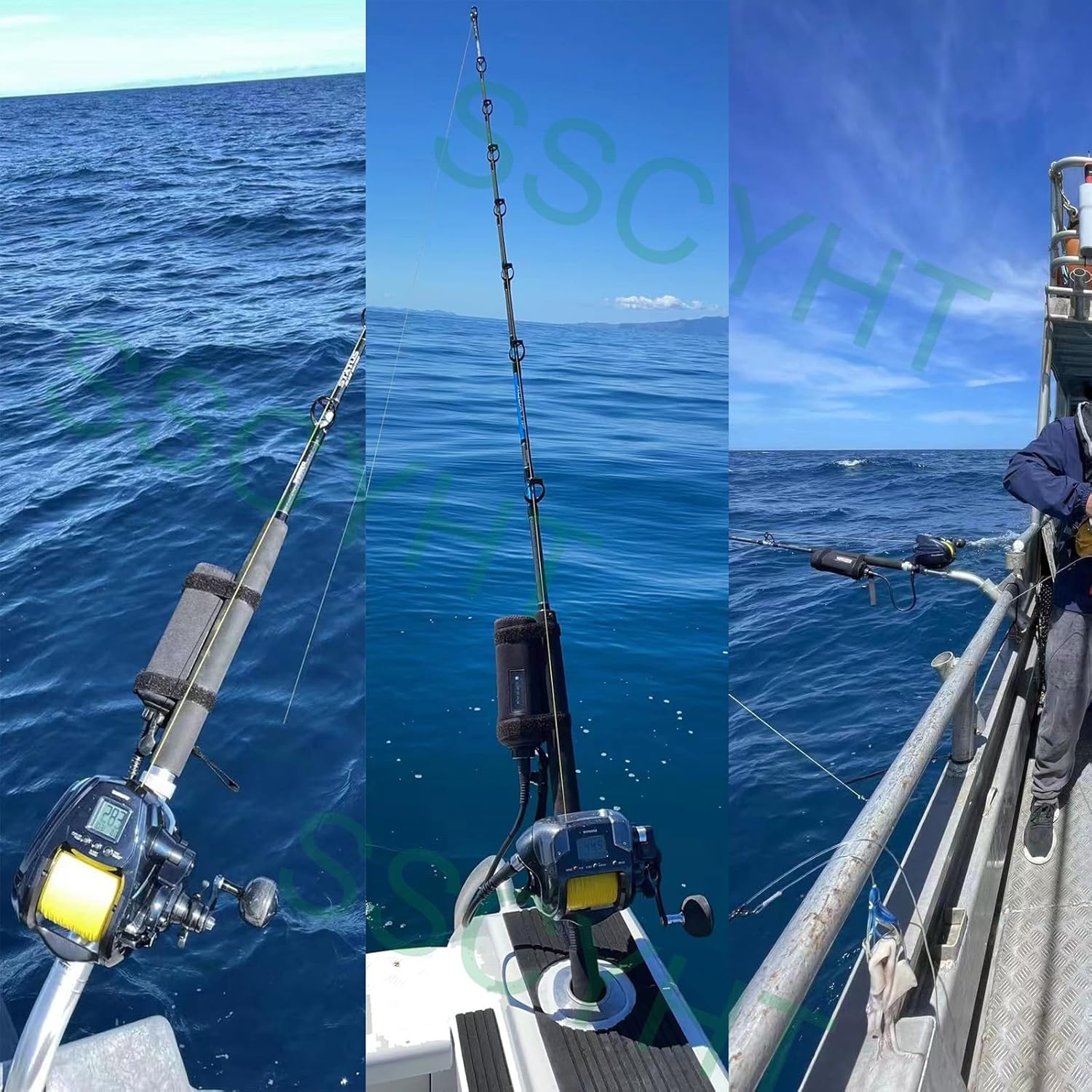 14.8 Volt 3500mAh 7000mAh Electric Fishing Reel Battery Lithium Ion Battery for Sea Fishing Power Assist Reels Battery with Charger,14.8v 3500mah