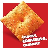 Vista 4 de Cheez-It Galletas de queso, galletas horneadas, aperitivos de oficina y niños, calientes y picantes, caja de 5.25 libras (12 cajas)