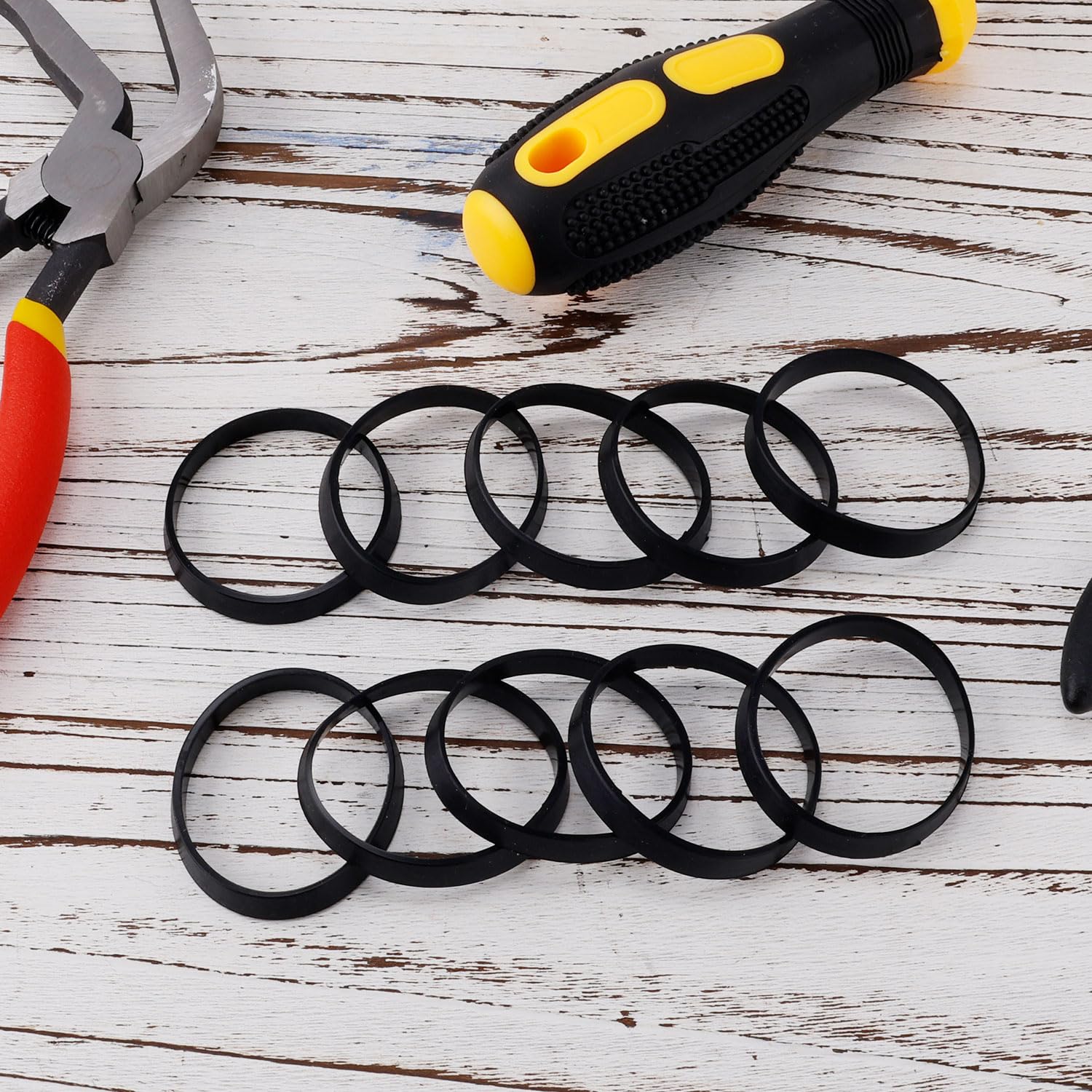 Anello Di Tenuta Per Scarico A Pavimento In Silicone - Tappo Centrale Per WC E Fognatura, Adatto A Tubi Da 32 Mm, Arancione