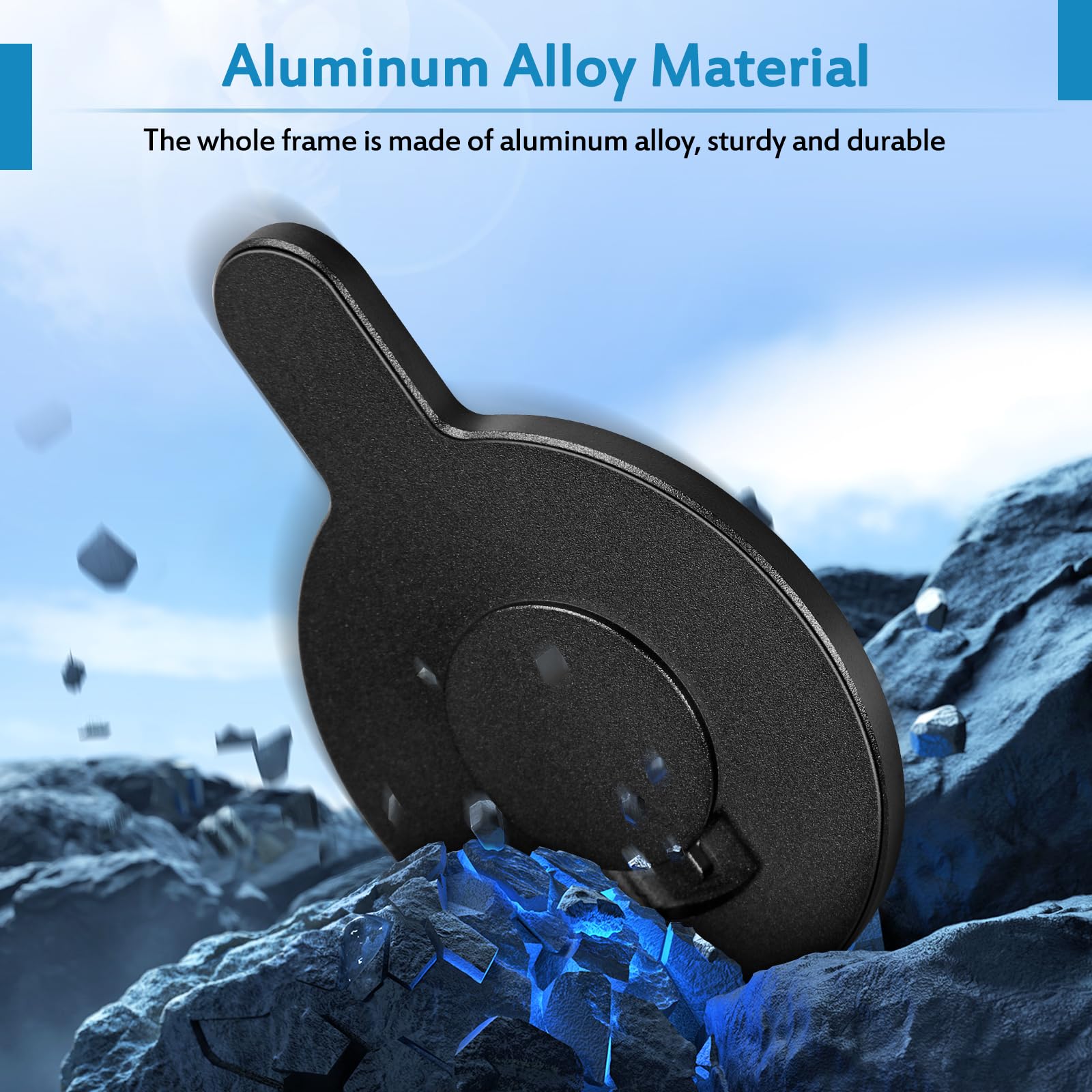 Base Adattatore Magnetico In Alluminio Per Gimbal Insta360 Flow, Compatibile Con Magsafe Per IPhone 16/15/14/13/12 E Altri Telefoni