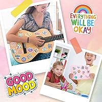 Vista 5 de 300 calcomanías motivacionales de afirmación positiva para botella de agua, laptop, álbum de recortes, tablero de visión, calcomanías de vinilo