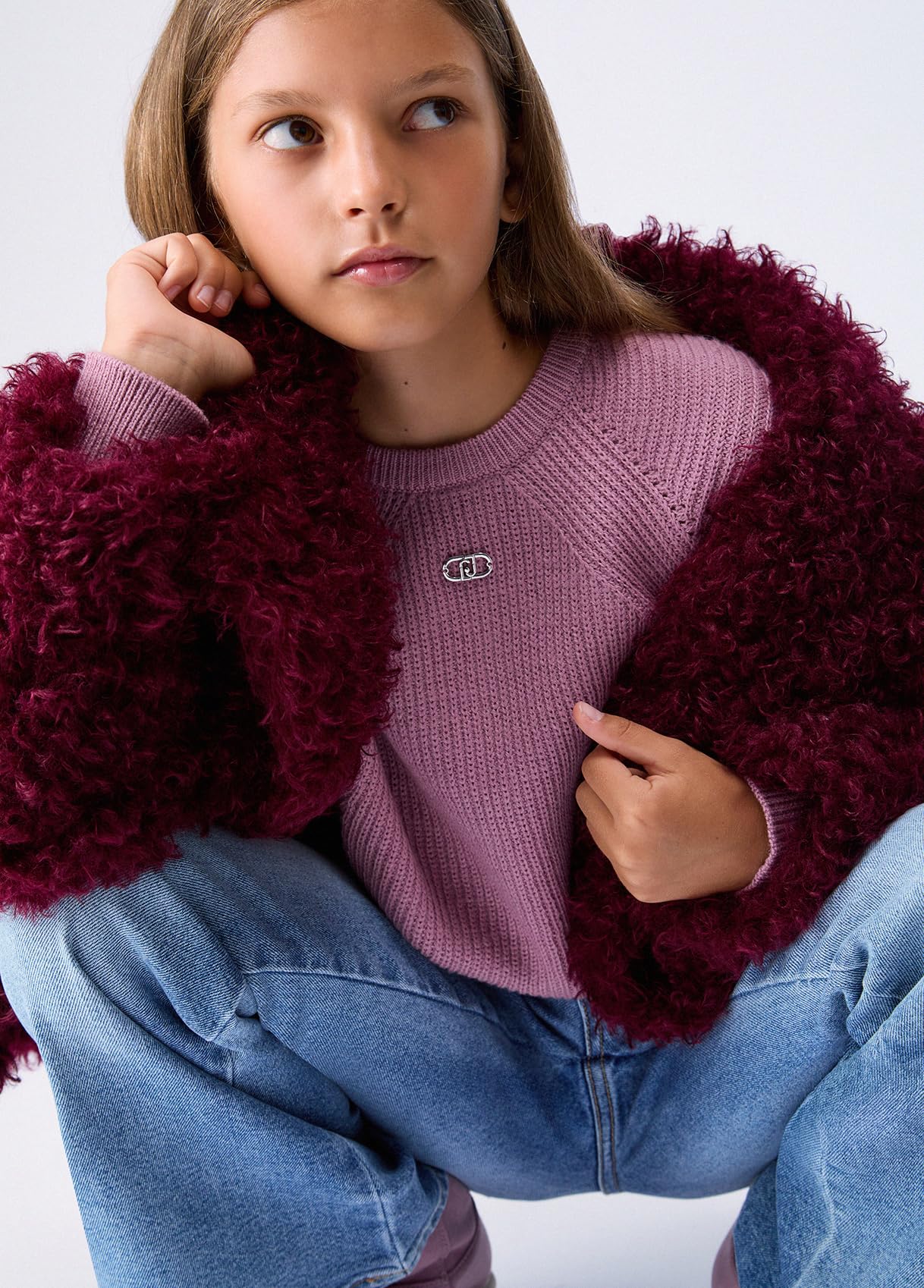 Liu Jo Jeans Flare in Denim Cotone con Lavaggio Used