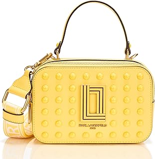 KARL LAGERFELD womens Simone Studded Camera Crossbody