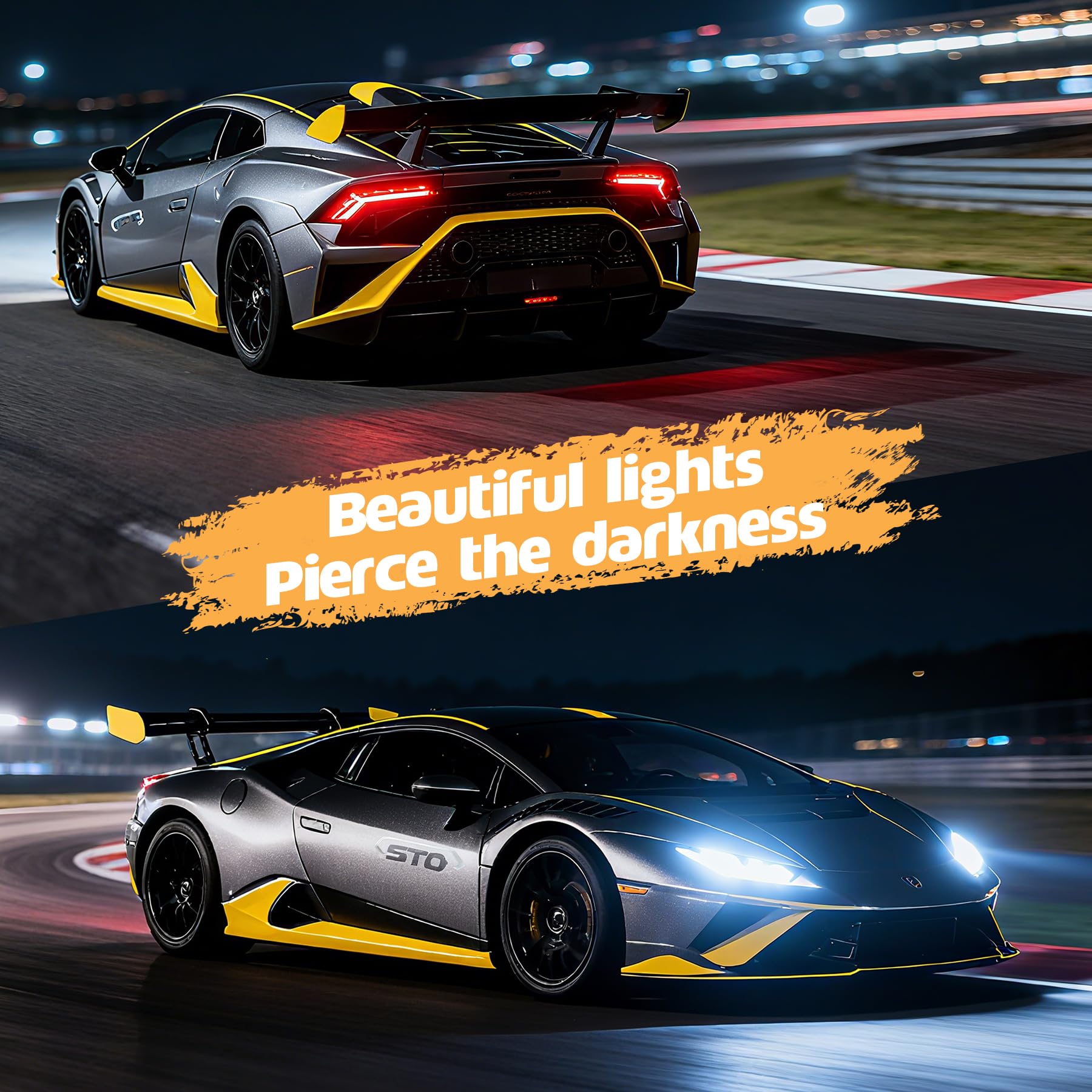 Macchina Telecomandata per Bambini, 2.4GHz RC Drift Car con Luce LED, 35km/h Auto Radiocomandata Regalo per Adulti e Bambini, Auto Giochi, Giochi 6 7 8 9 10 11 12 Anni (A)