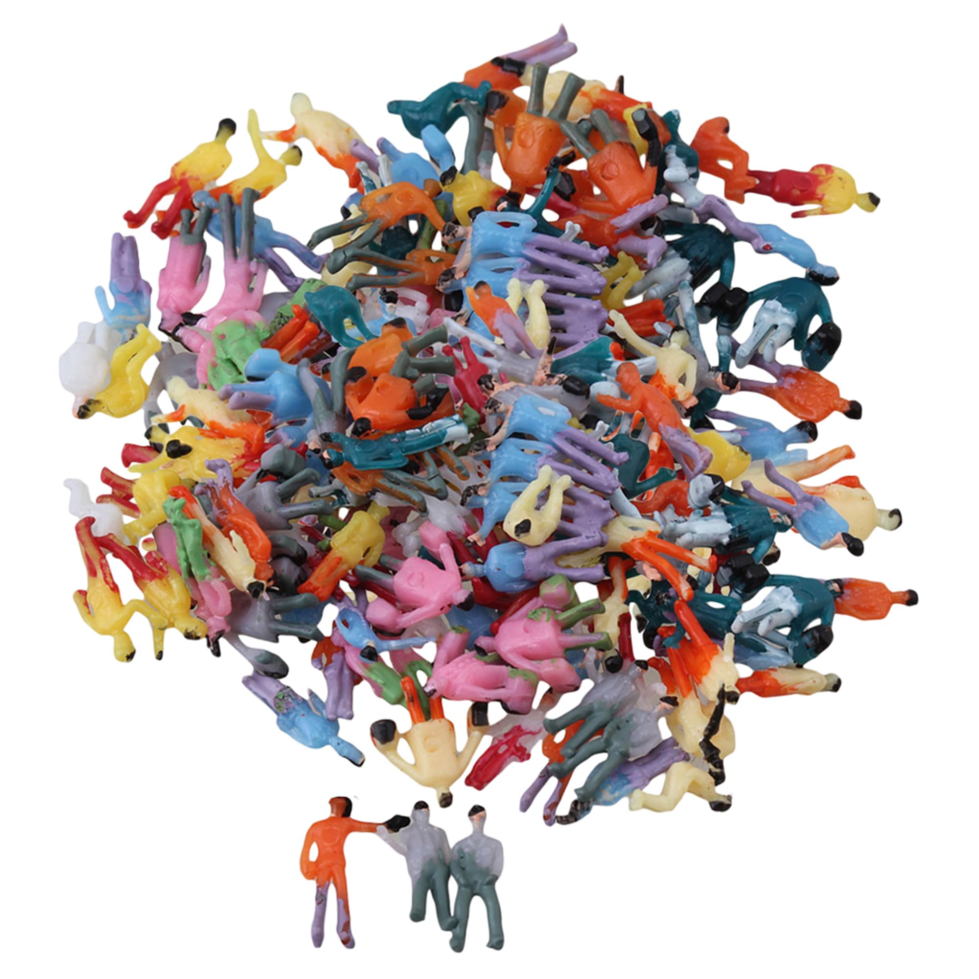 Modelo de personas en miniatura 1:200 Mxfans figuras multicolor