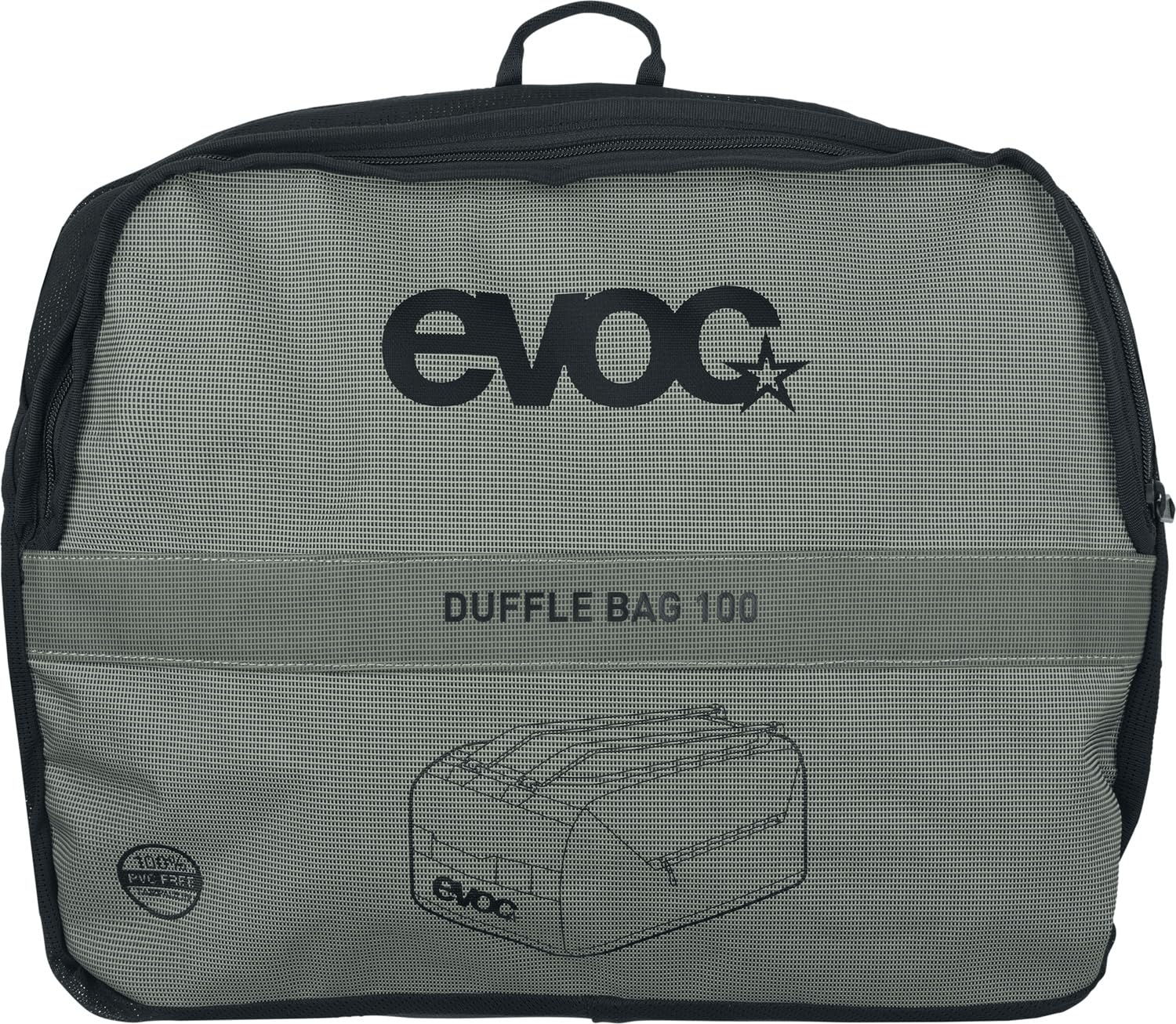 EVOC Duffle Bag 100 Reisetasche, Dark Olive - Black