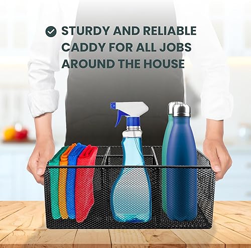 Miniatura 4 de Maypes Soporte para utensilios para fiestas, 4 ranuras para portadores de cubiertos, 1 soporte pequeño para platos de papel, 2 asas laterales,