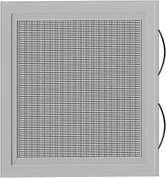 Custom Window Screen Replacement - Fully Assembled, Pre-Framed, Double Hung Half Screen DH1 - 4 Colors Available! The DH1 Utilizes Two Leaf Springs to Help Secure The Screen in Your Window.