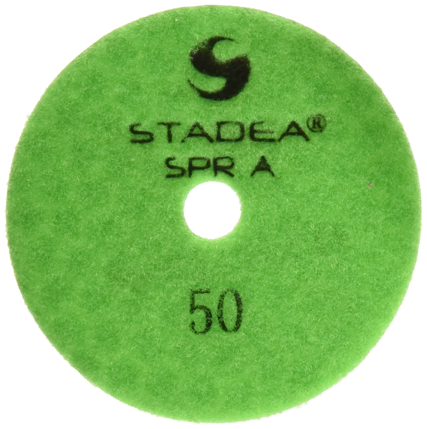 STADEADPPD04SPRA050G1P Dry Diamond Polishing Pad for Granite Travertine Concrete Stone Marble Glass Sanding Polishing with 4-Inch Grit 50