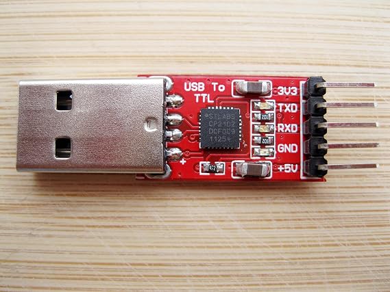 WWZMDiB Mini USB 2.0 to TTL Converter Serial Adapter 3.3V 5V Compatible with CP2102 Chip UART Programming