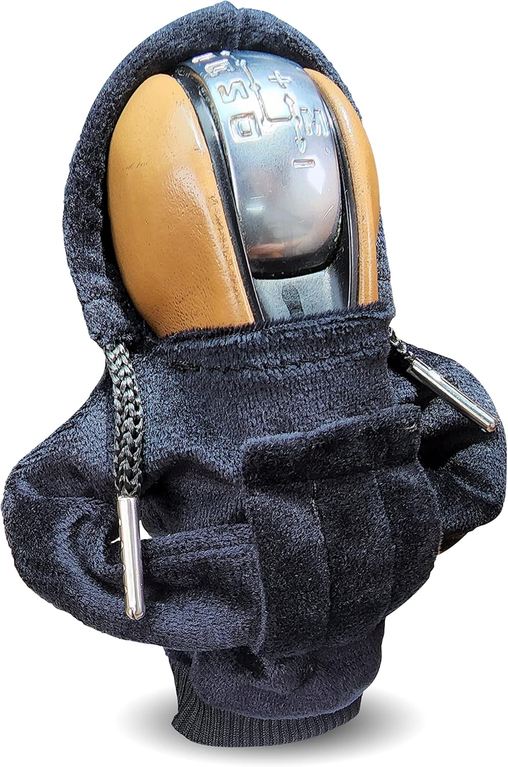 Funny Shift Knob Hoodie Cover for Car Size (4.7in / 12cm