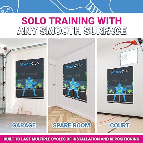 Miniatura 4 de DINKERSCLUB Pickleball Practice Poster Beginner's Pickleball Practice Equipment - Indoor & Outdoor Pickleball Practice Rebounder - Ultimate Training