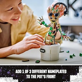 Amazon.com: LEGO Marvel Dancing Groot, Guardians of The