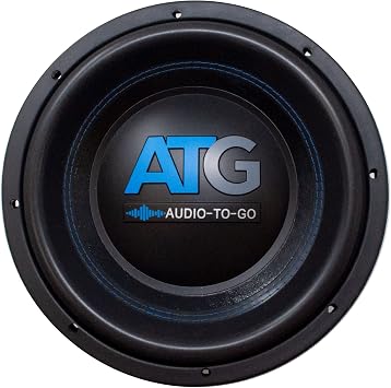 ATG Audio 12" Subwoofer 4-Ohm DVC 2500W - ATG12W2500