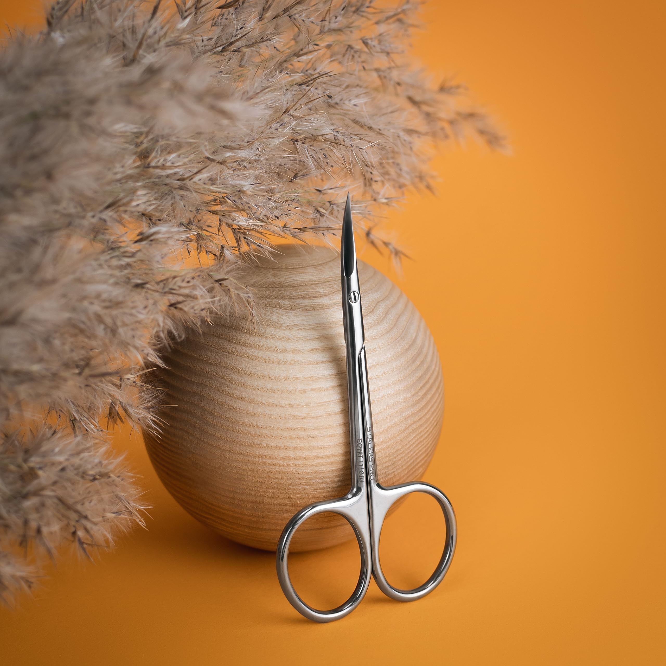 STALEKS PRO by Natury Nails Forbici professionali per cuticole per mancini. Anelli ergonomici. Acciaio inossidabile. Expert SE 11/3