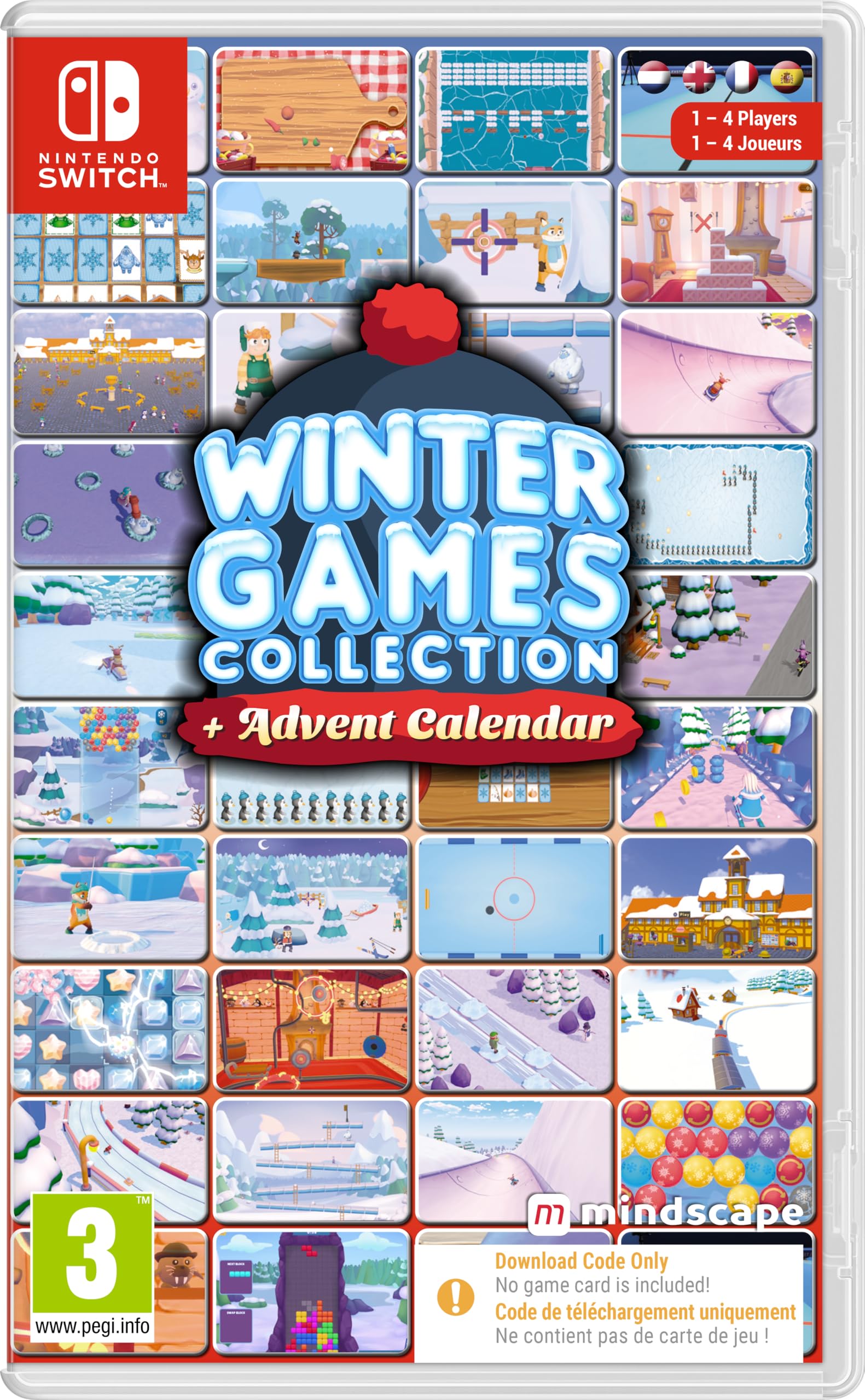 Winter Games Collection + Advent Calendar [Code in a Box] Switch  NEW AND SEALED
