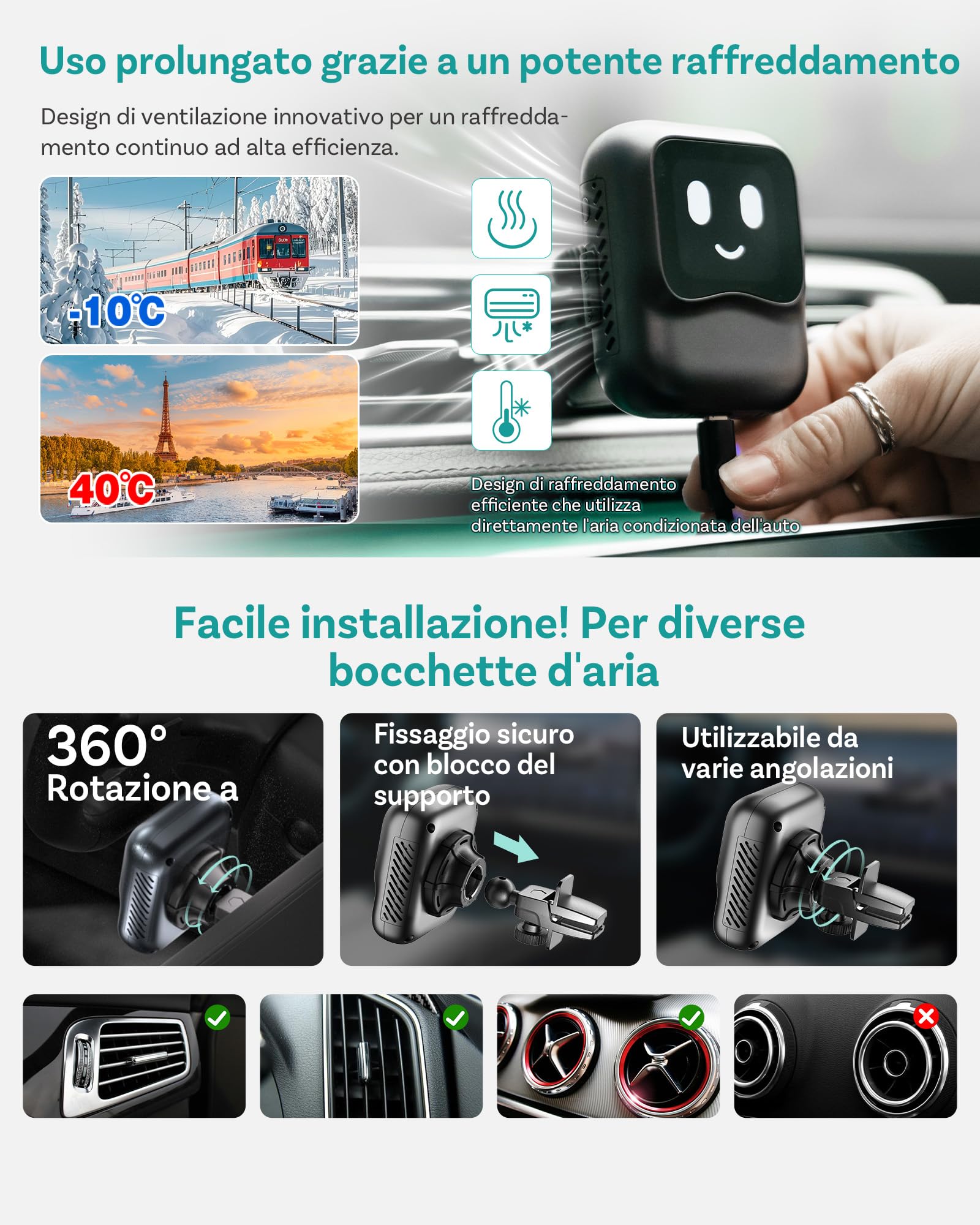 OTTOCAST Nano 2025 – Adattatore wireless CarPlay e Android Auto, AI-Box Android 13 con controllo vocale, doppio Bluetooth, GPS, App Store – Plug & Play per auto con CarPlay cablato (modelli post-2016)