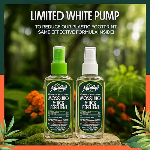 Miniatura 7 de Murphy's Naturals Spray repelente de insectos de mosquitos y garrapatas, aceite de eucalipto de limón para piel + equipo de exteriores, sin DEET