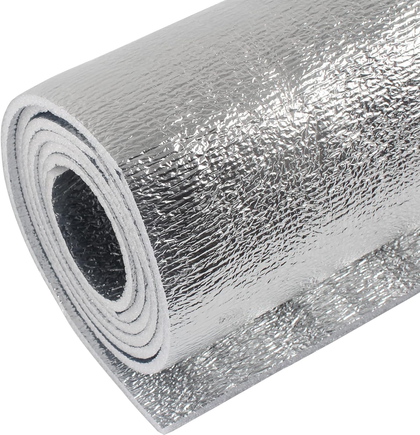 Reflective Insulation Foam Core Radiant Barrier, 5mm, 16 Inches x 3 Metres, Double Aluminium Foil