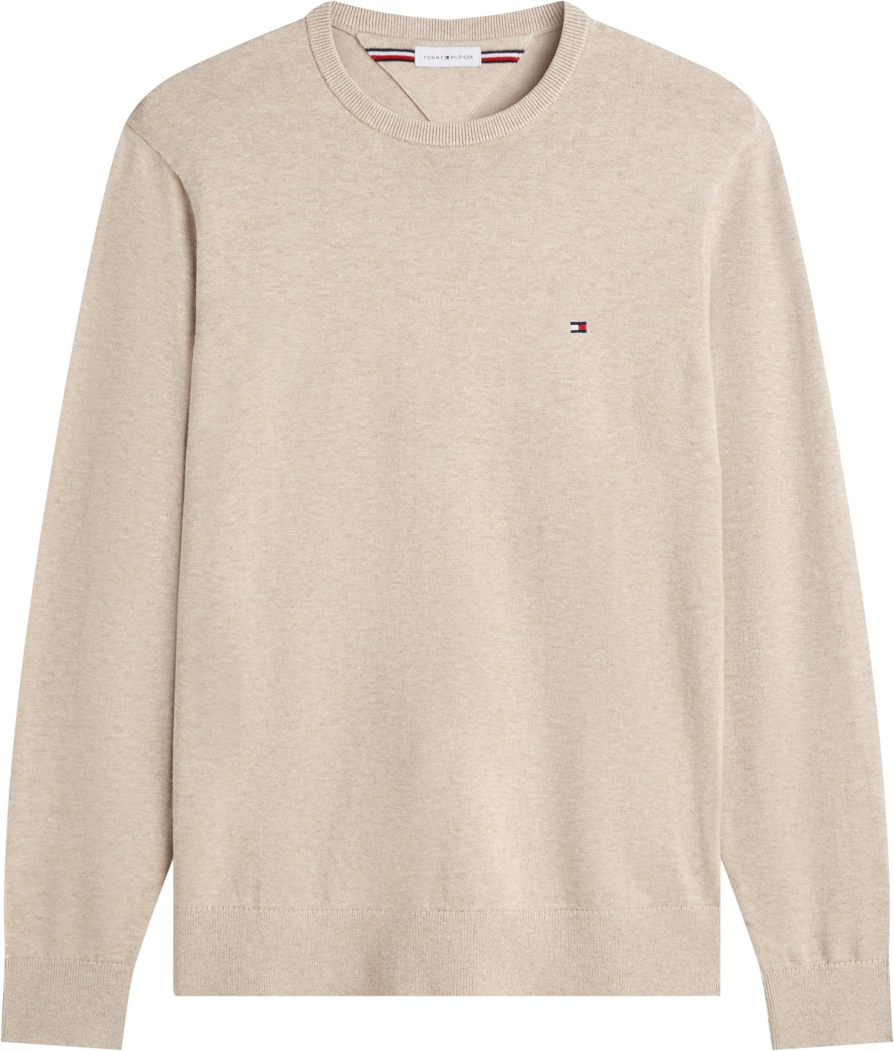 Tommy Hilfiger Pull Homme Essential Cotton avec Col Ras-du-Cou