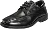 French Toast Boys Dress Shoes - Classic Lace-Up Oxford Casual Dress Formal Shoes - Black (Size 7 Toddler - Size 6 Big Kid)