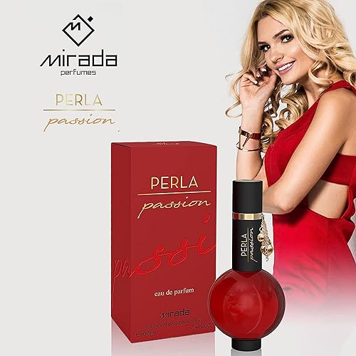Miniatura 4 de MIRADA Mirada Perla Passion Serie Pour Femme Eau de Parfum (EDP) Vaporizador en Spray Natural 3.4 fl oz (100 ml)