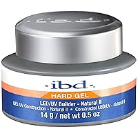 Vista 10 de IBD Gel duro LED/UV, gel constructor, rosa II, 0.5 oz