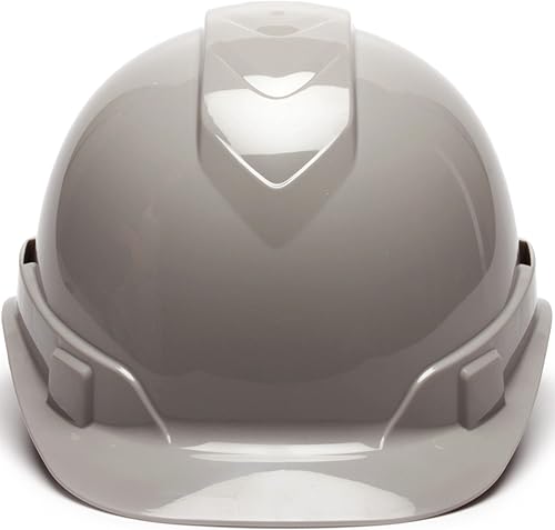 Vista 31 de Pyramex Ridgeline Cap Style 4 Point Ratchet Hard Hat Patrón de cobre mate
