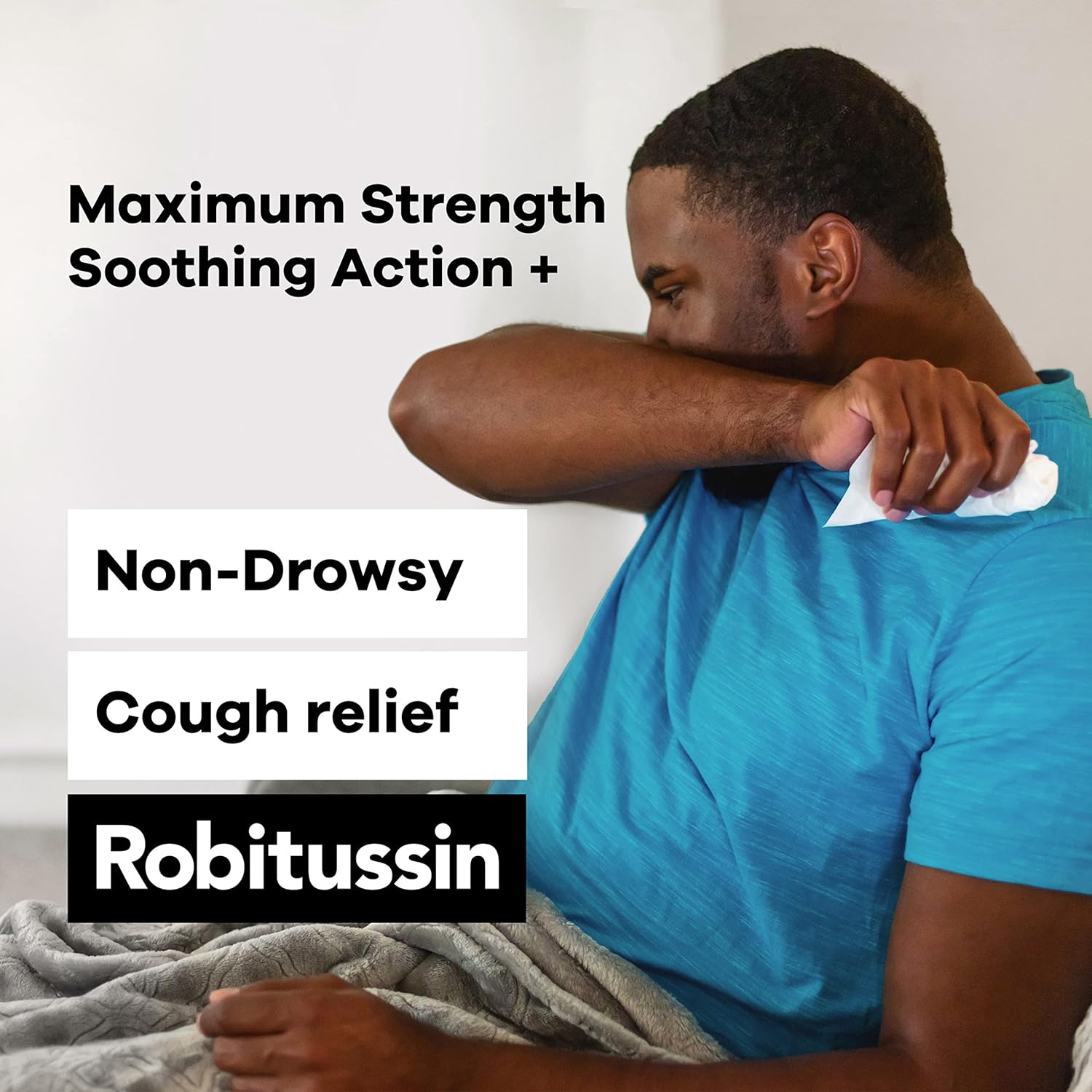 Robitussin Adult Maximum Strength Cough + Chest Congestion DM Max (4 fl. oz. Bottle), Non-Drowsy Cough Suppressant & Expectorant, Raspberry Flavor : Health & Household