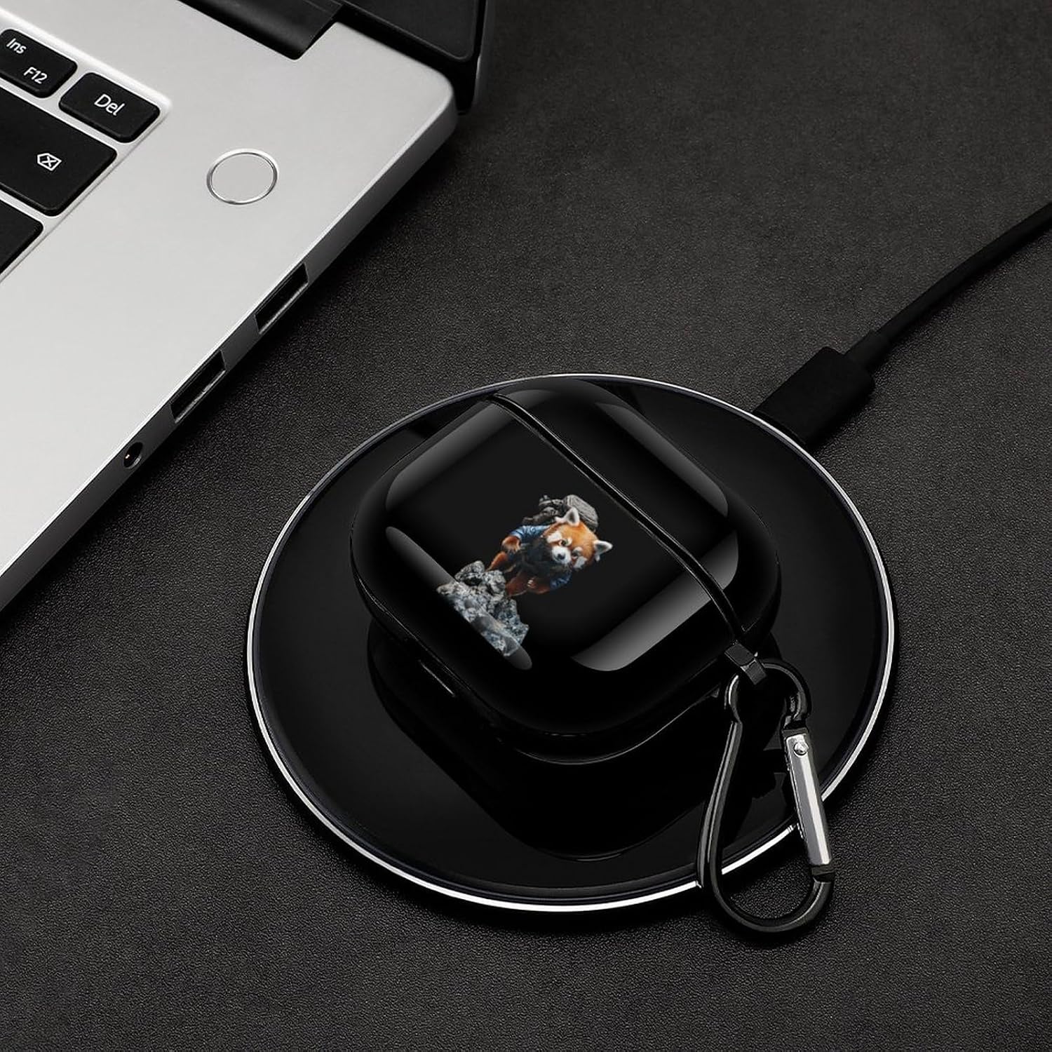 Cute Travel Panda Funny Earbuds Case for Airpods 3 image 4