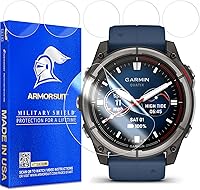 Vista 5 de ArmorSuit Paquete de 2 protectores de pantalla MilitaryShield compatibles con Garmin eTrex 10, 20, 20x, 22x, 30, 30x, 32x GPS Max Coverage HD Clear