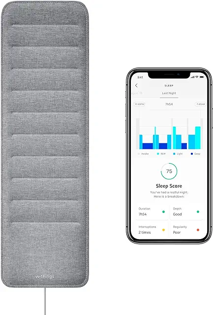 Withings Sleep - Sleep Tracking Pad Under The...