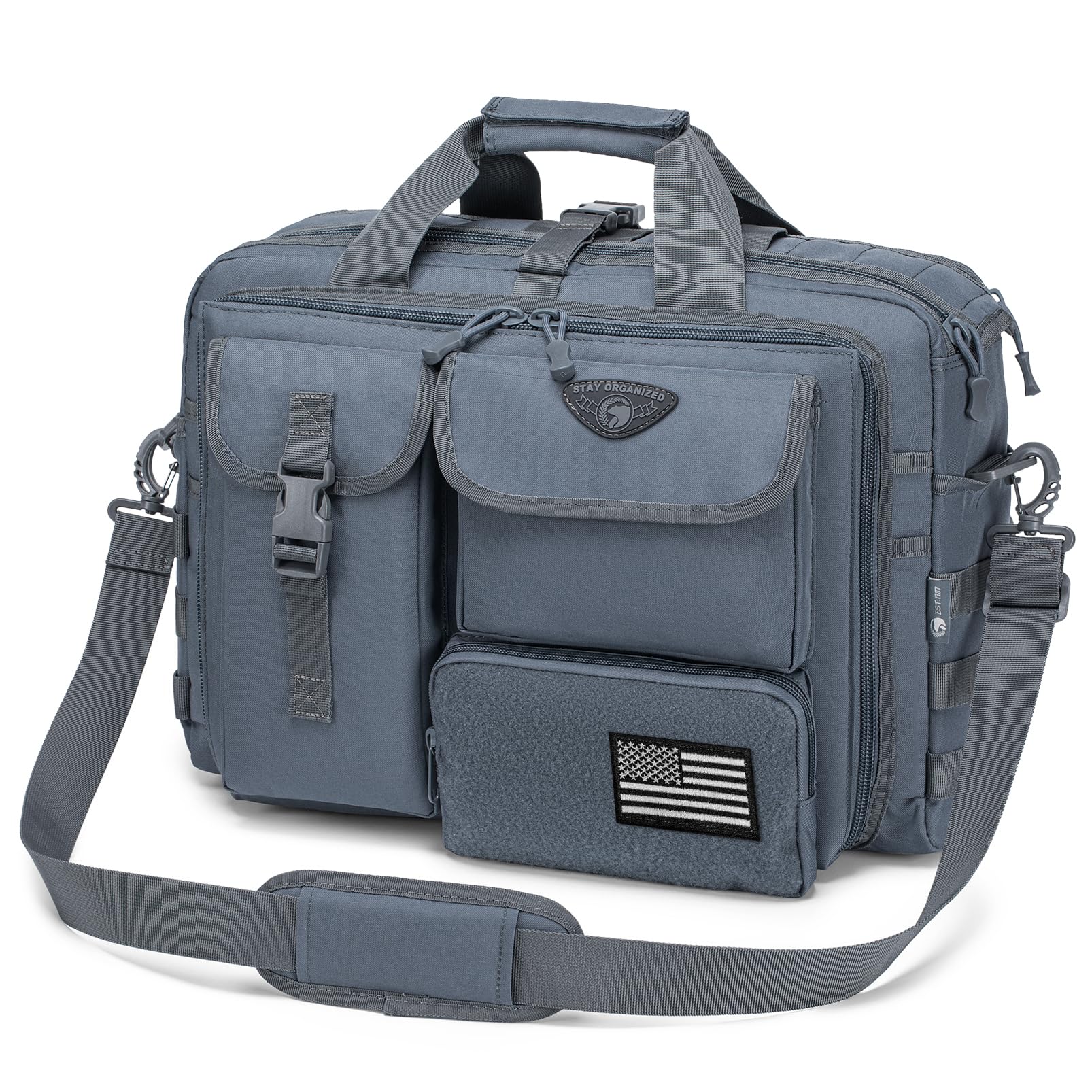 Stypos Tactical Messenger Bag,Tactical Briefcase for Man Military Laptop Bag 14 Inch/15.6 Inch /17.3 Inch Messenger Work Bag