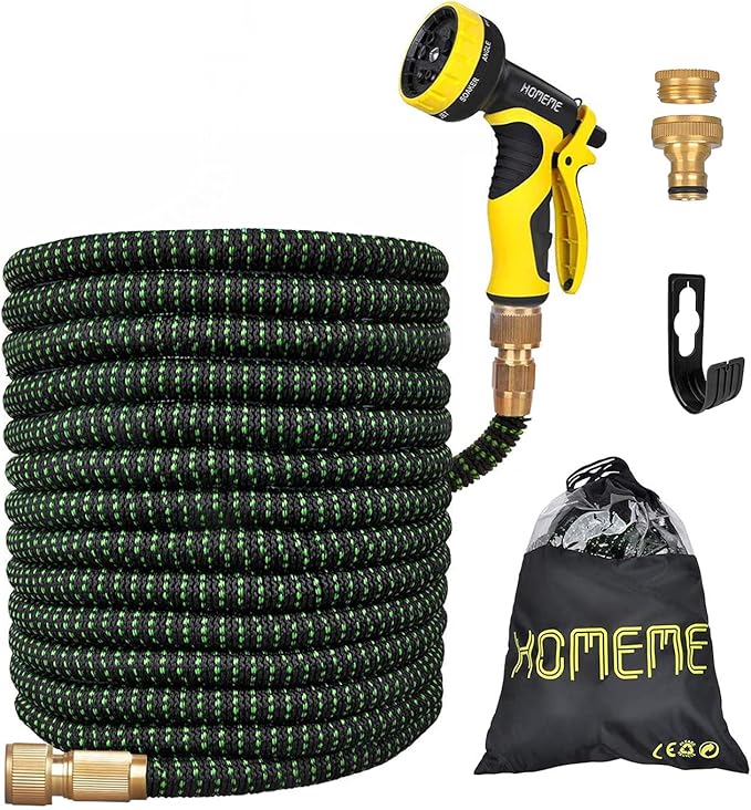 Garden Hose, Homeme 100 Feet Newest Expandable Strongest Magic Hose